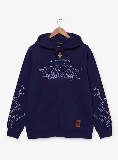 Yu-Gi-Oh! Dark Magician Embroidered Zippered Hoodie - BoxLunch Exclusive