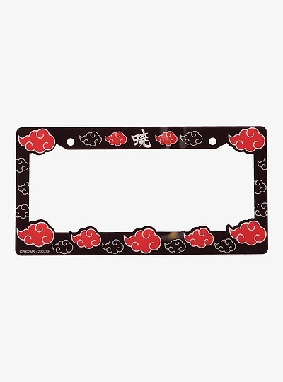 Naruto Shippuden Akatsuki Clouds License Plate Frame — BoxLunch Exclusive