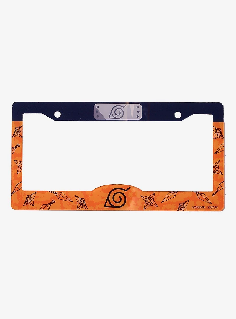 Naruto Shippuden Hidden Leaf Village License Plate Fram — BoxLunch Exclusive