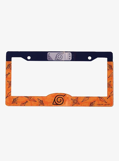 Naruto Shippuden Hidden Leaf Village License Plate Fram — BoxLunch Exclusive