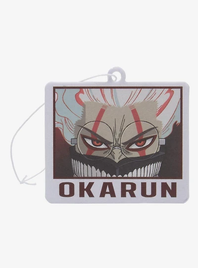Dandadan Okarun Eyes Green Tea Scented Air Freshener
