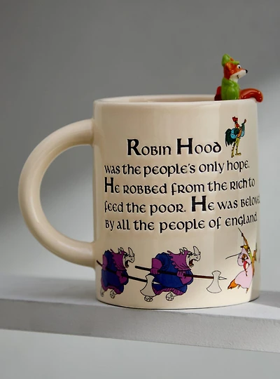 Disney Robin Hood Intro Script Robin Hood Peeking Mug - BoxLunch Exclusive