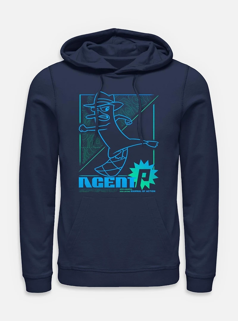 Disney Phineas and Ferb Agent P Mammal Of Action Hoodie