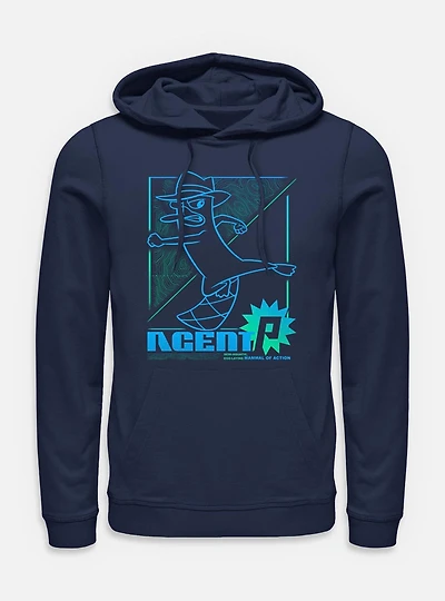 Disney Phineas and Ferb Agent P Mammal Of Action Hoodie