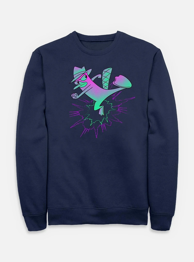 Disney Phineas and Ferb Agent P Kick Action Sweatshirt