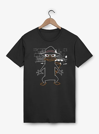 Disney Phineas and Ferb Agent P Outline T-Shirt