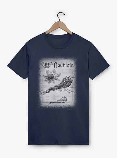 Dungeons & Dragons Nautiloid Ship Schematics Baldur's Gate T-Shirt