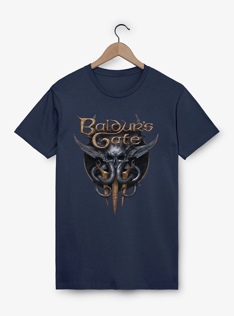 Dungeons & Dragons Baldur's Gate 3 Mind Flayer Logo T-Shirt