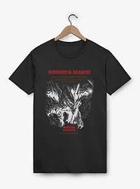 Dungeons & Dragons White Box Dragon and Flames T-Shirt