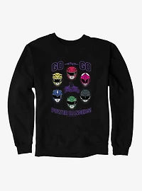 Mighty Morphin Power Rangers Go Helmets Sweatshirt