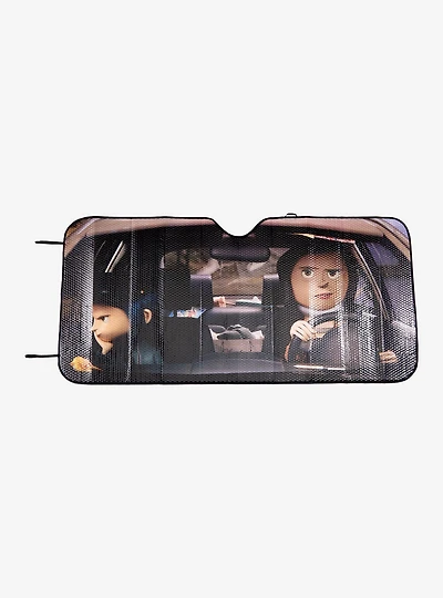 Coraline Driving Scene Sunshade