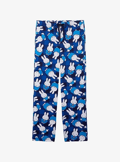 Miffy Checkered Allover Print Sleep Pants — BoxLunch Exclusive