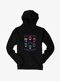 Mighty Morphin Power Rangers Go Helmets Hoodie
