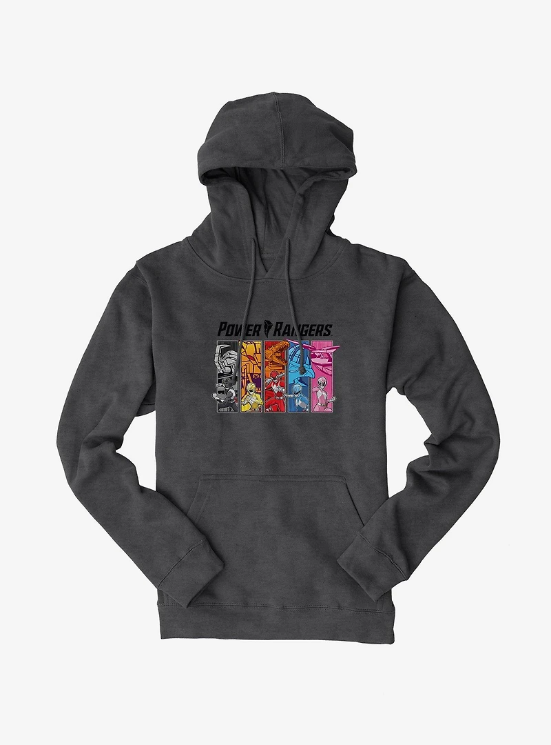Mighty Morphin Power Rangers Lineup Hoodie