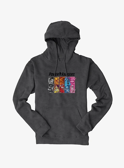 Mighty Morphin Power Rangers Lineup Hoodie