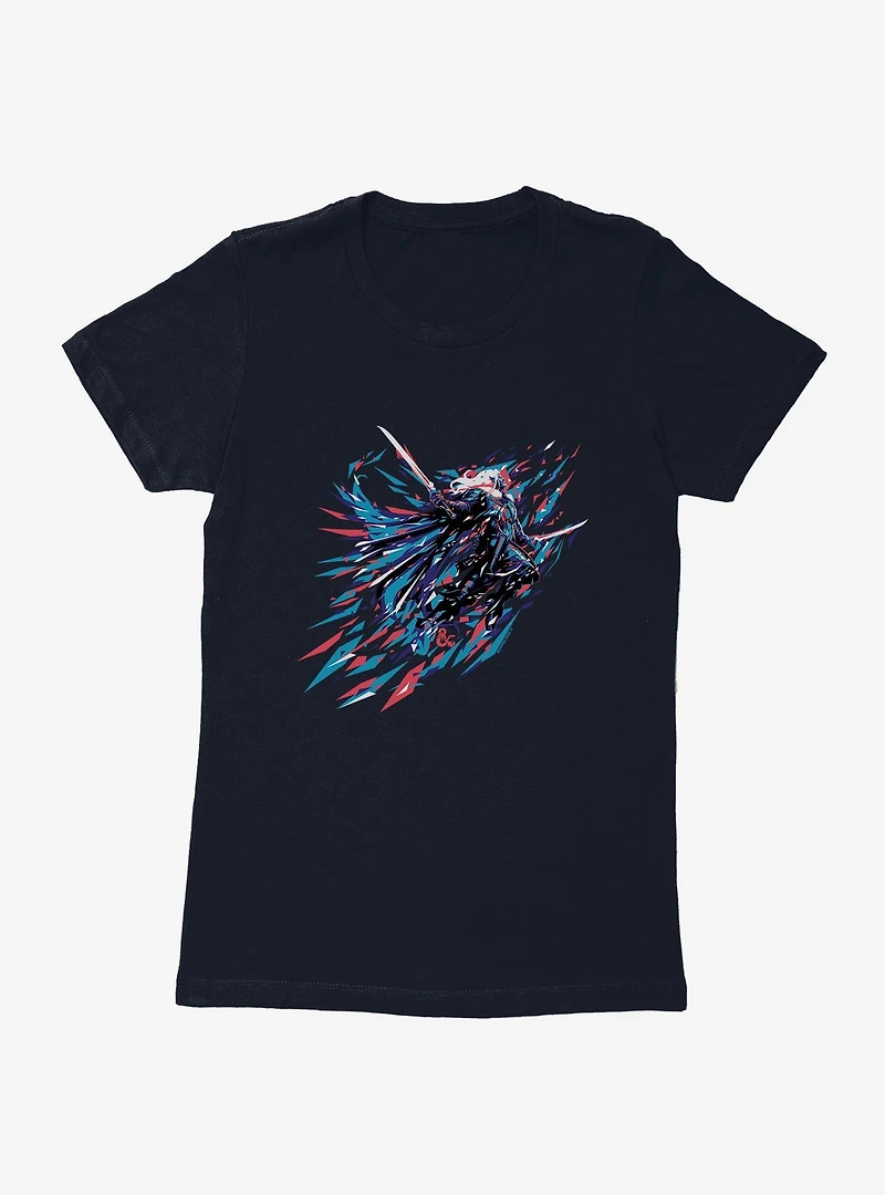 Dungeons & Dragons Dual Scimitar Drizzt Womens T-Shirt