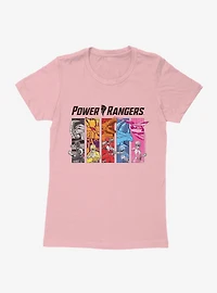 Mighty Morphin Power Rangers Morph Lineup Womens T-Shrt