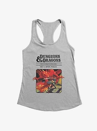 Dungeons & Dragons Vintage Dragon and the Knight Womens Tank Top