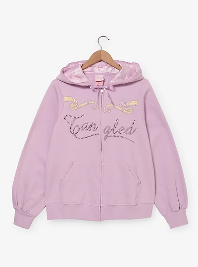 Disney Tangled Rhinestone Women's Zippered Hoodie - BoxLunch Exclusive