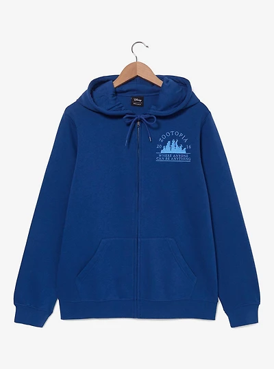 Disney Zootopia Embroidered Characters Zippered Hoodie - BoxLunch Exclusive