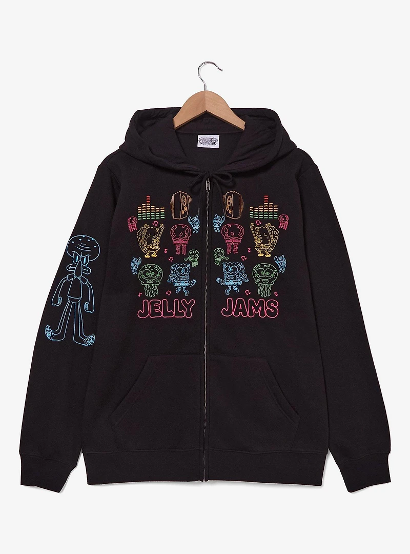 SpongeBob SquarePants Jelly Jams Embroidered Zippered Hoodie - BoxLunch Exclusive