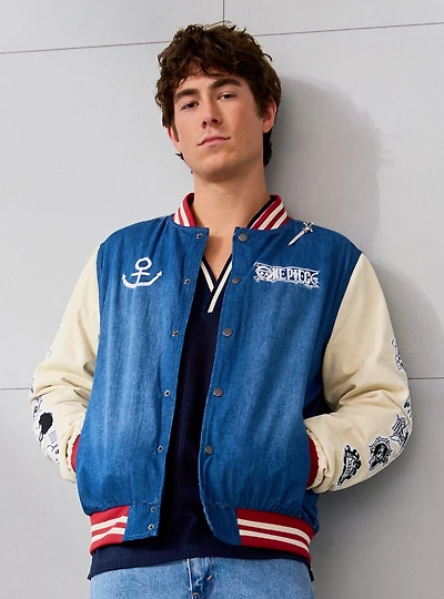 One Piece Jolly Roger Bomber Jacket — BoxLunch Exclusive
