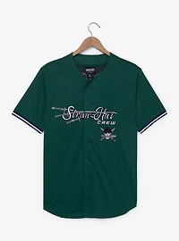 One Piece Straw Hat Crew Zoro Baseball Jersey — BoxLunch Exclusive