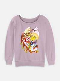 Rainbow Brite Coaster Womens Slouchy Sweatshirt