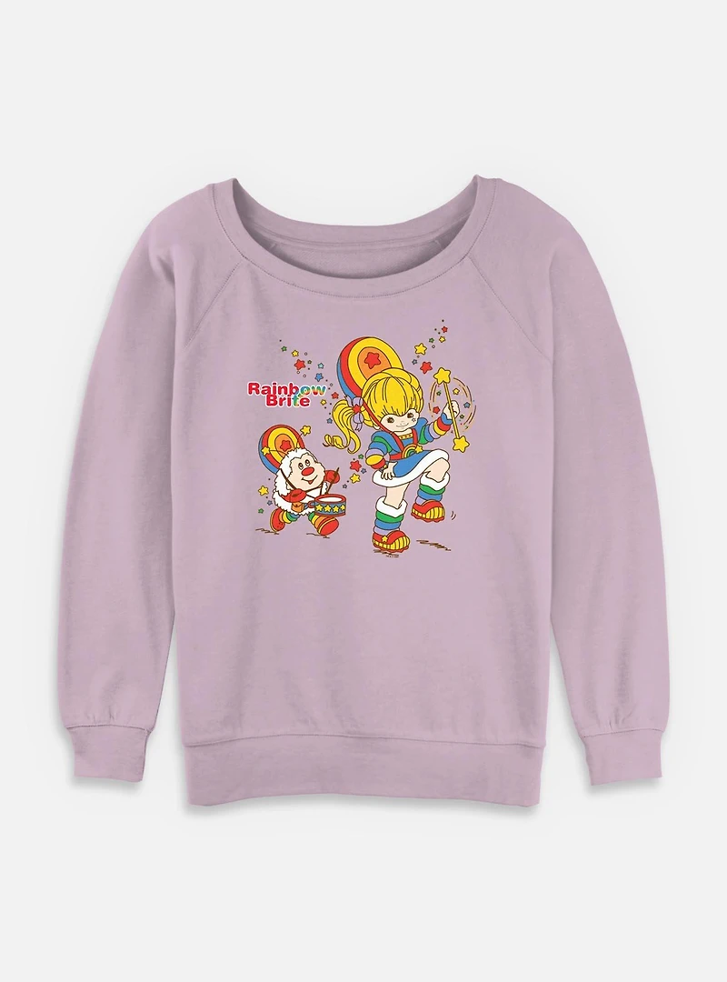 Rainbow Brite Parade Pals Womens Slouchy Sweatshirt