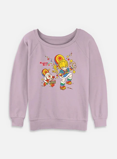Rainbow Brite Parade Pals Womens Slouchy Sweatshirt