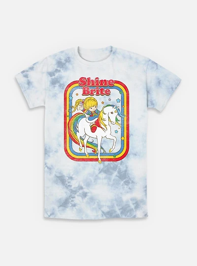 Rainbow Brite Shine Tie-Dye T-Shirt