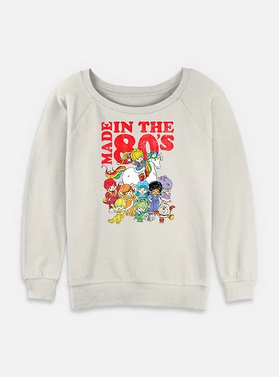 Rainbow Brite Made The 80S Womens Slouchy Sweatshirt