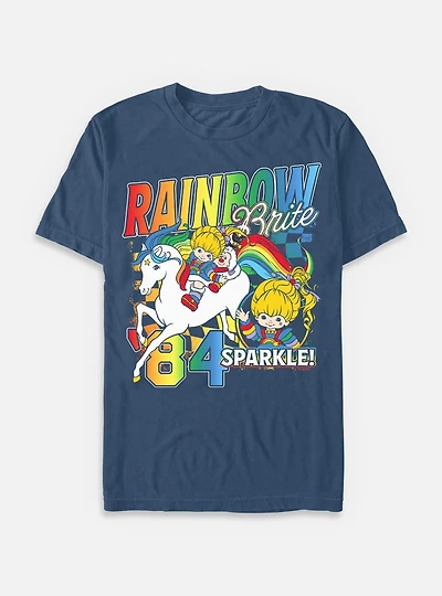 Rainbow Brite Racer Garment Dye T-Shirt
