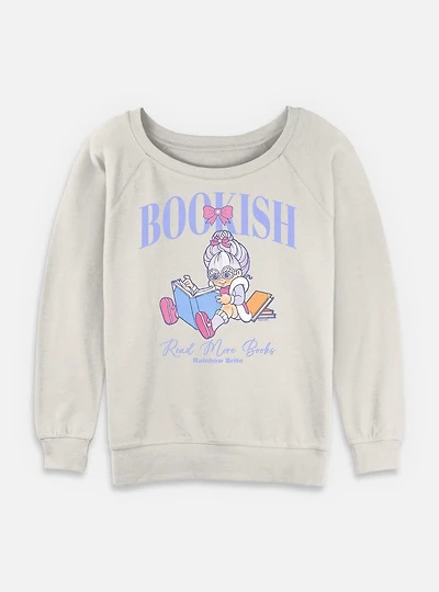 Rainbow Brite Read More Books Womens Slouchy Sweatshirt