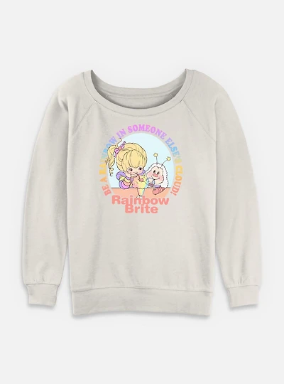 Rainbow Brite Be A Friends Womens Slouchy Sweatshirt