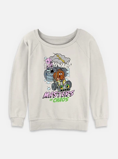 Rainbow Brite Masters Of Chaos Womens Slouchy Sweatshirt