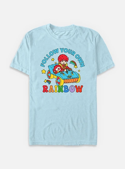 Rainbow Brite Follow Your Own Garment Dye T-Shirt