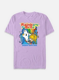Rainbow Brite Bringing Happy Back Garment Dye T-Shirt
