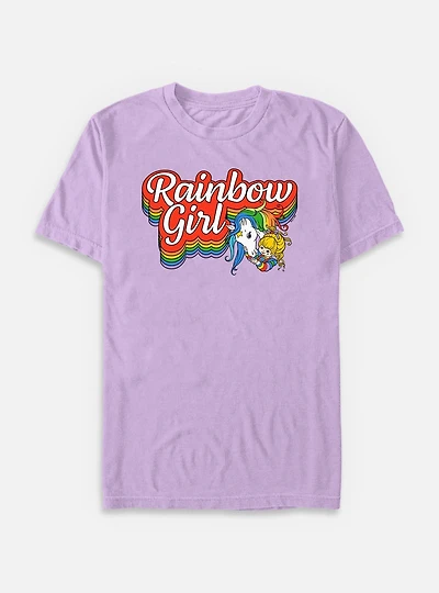 Rainbow Brite Girl Garment Dye T-Shirt
