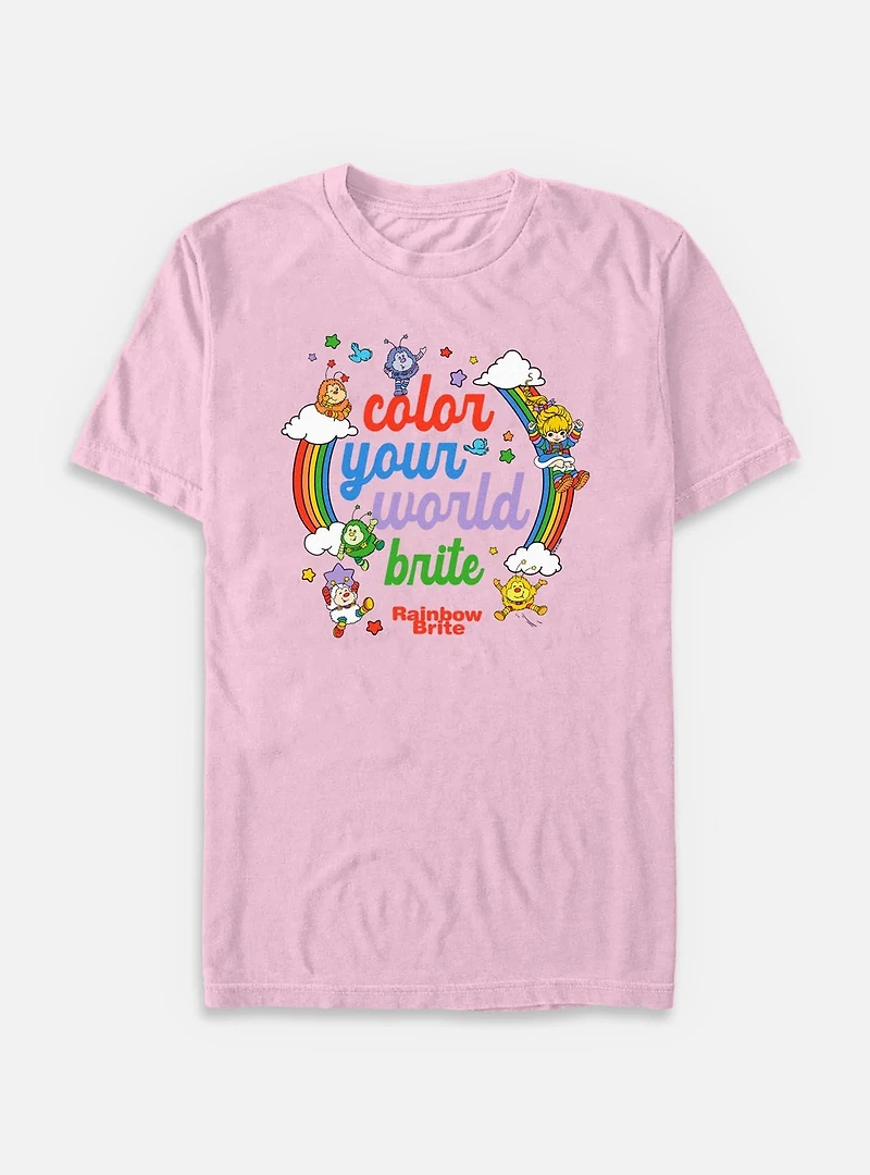 Rainbow Brite Color Your World Garment Dye T-Shirt