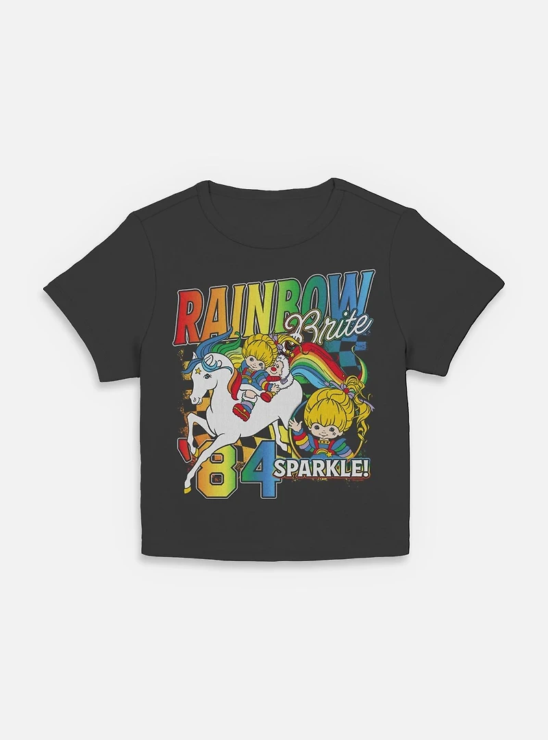 Rainbow Brite Racer Women Baby T-Shirt