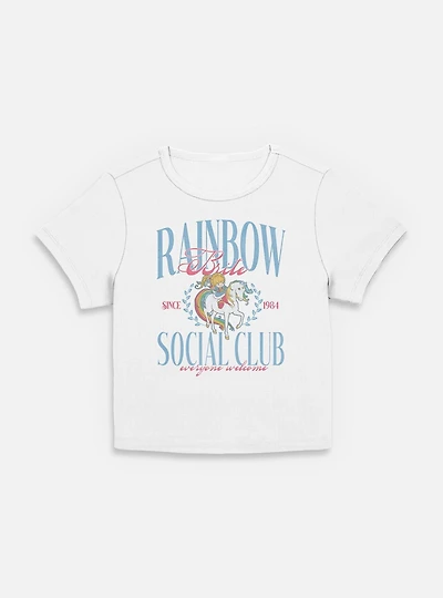 Rainbow Brite Social Club Women Baby T-Shirt