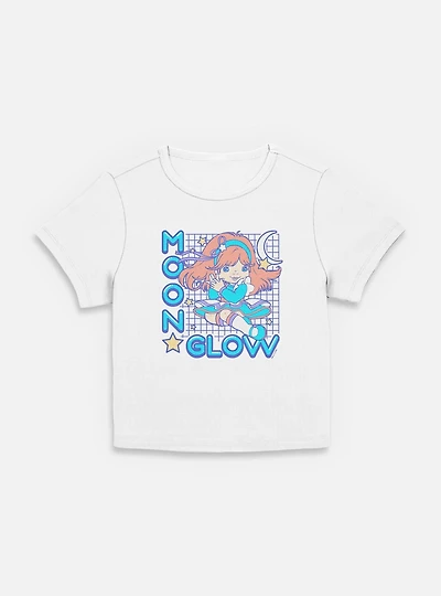 Rainbow Brite Kawaii Moon Glow Women Baby T-Shirt