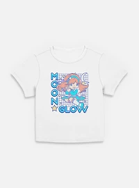 Rainbow Brite Kawaii Moon Glow Women Baby T-Shirt