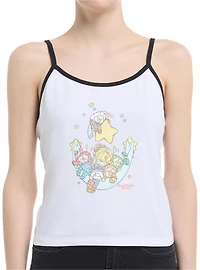 Rainbow Brite Sleeping Friends Stars Womens Cami