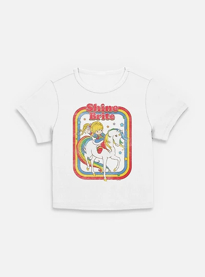 Rainbow Brite Shine Women Baby T-Shirt