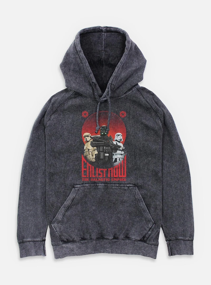 Star Wars Enlist Now Mineral Wash Hoodie