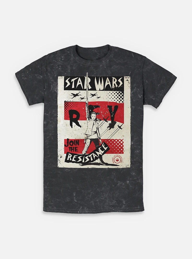 Star Wars Right Fist Mineral Wash T-Shirt