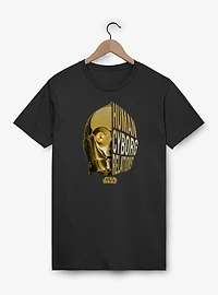 Star Wars C3PO Dark Split T-Shirt