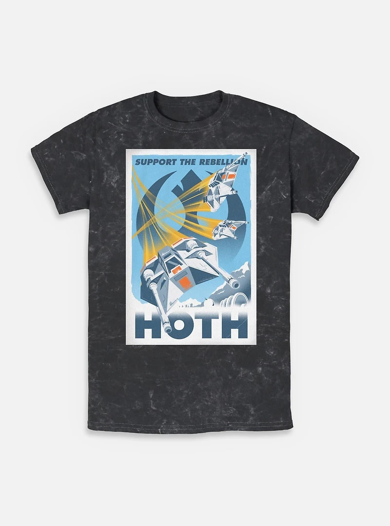 Star Wars Rebellion Support Mineral Wash T-Shirt